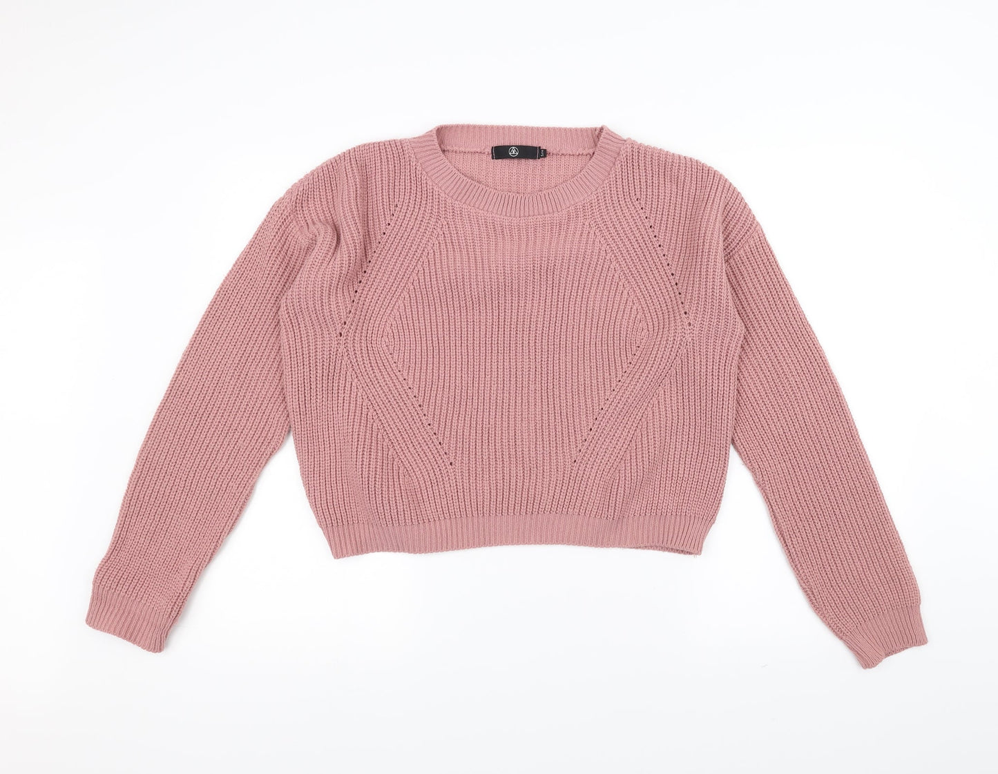 Missguided Womens Pink  Knit Pullover Jumper Size M
