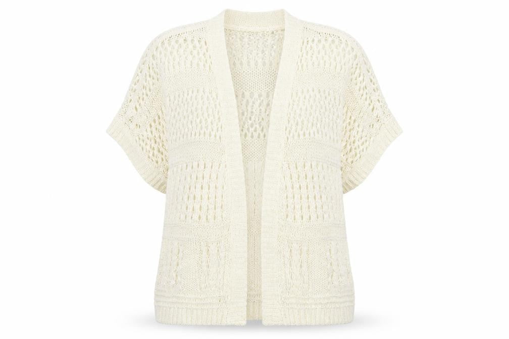 TU Womens White   Cardigan Jumper Size 10