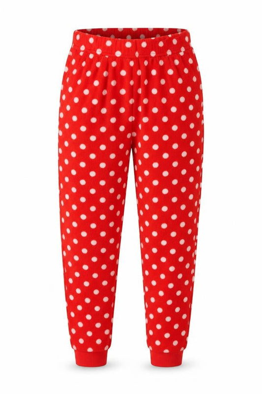 DEBINHAMS Womens Red Polka Dot  Trousers  Size 10 L24 in