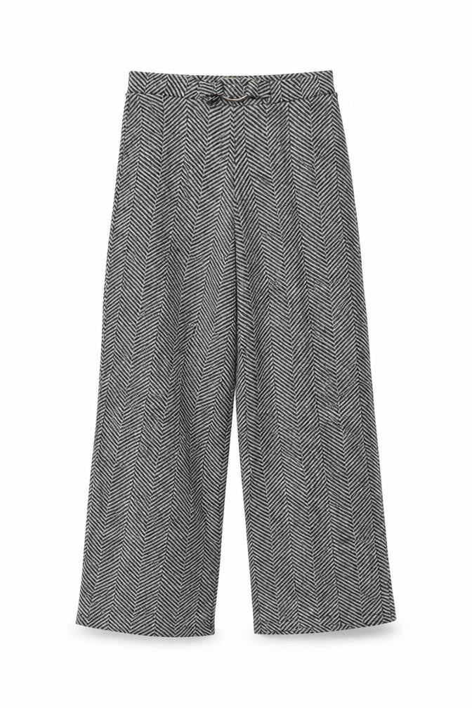 Zara Womens Black Striped  Trousers  Size S L21 in