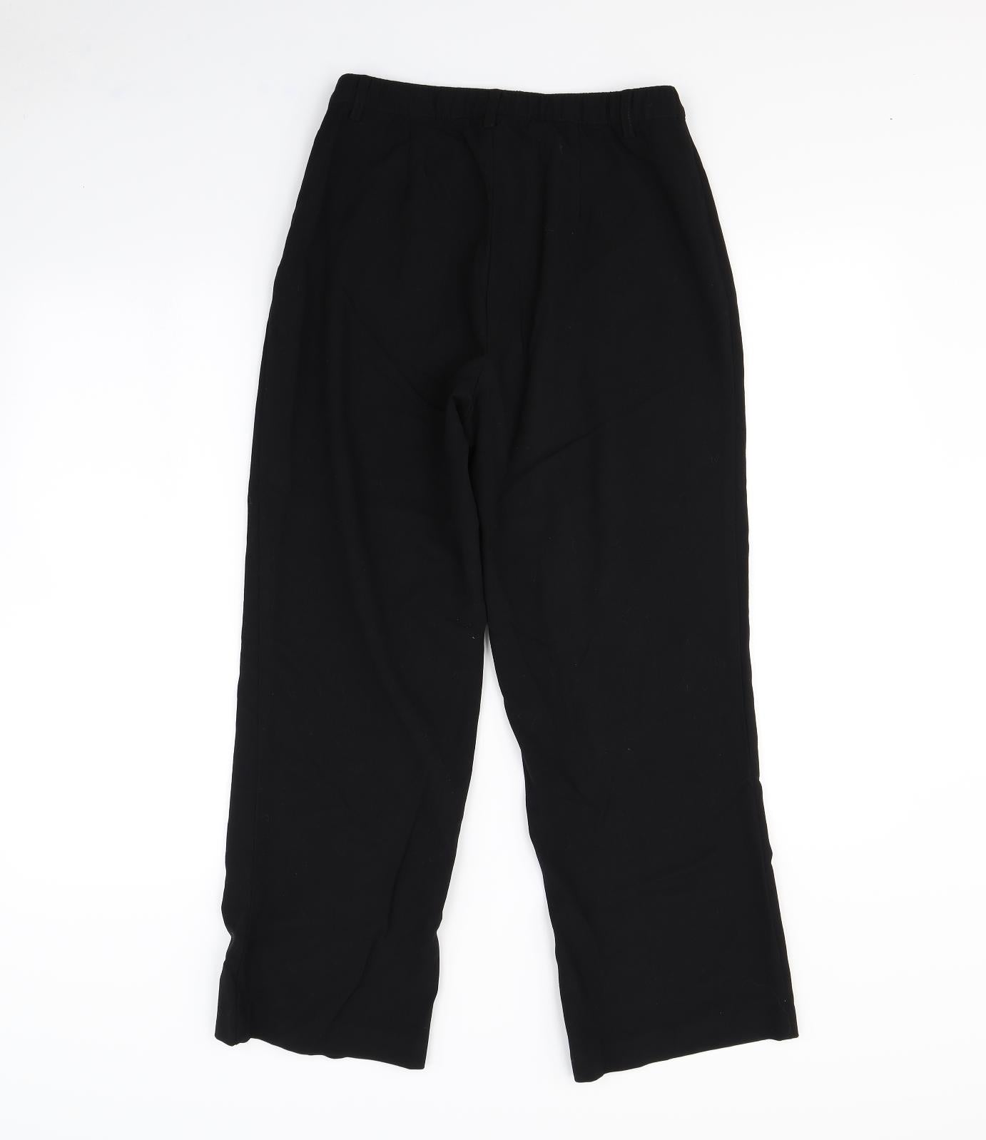 Damart Womens Black   Dress Pants Trousers Size 10 L28 in
