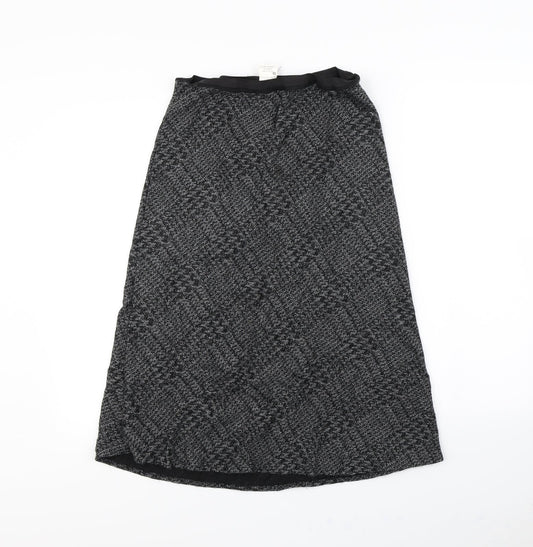 Preworn Womens Grey   Flare Skirt Size 12