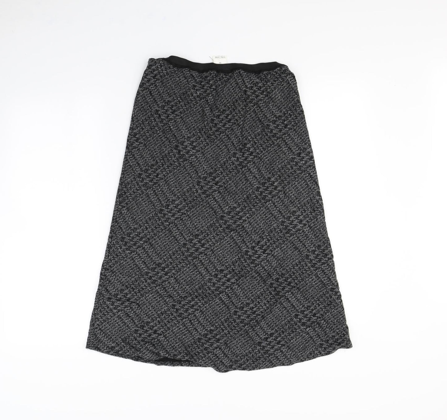 Preworn Womens Grey   Flare Skirt Size 12
