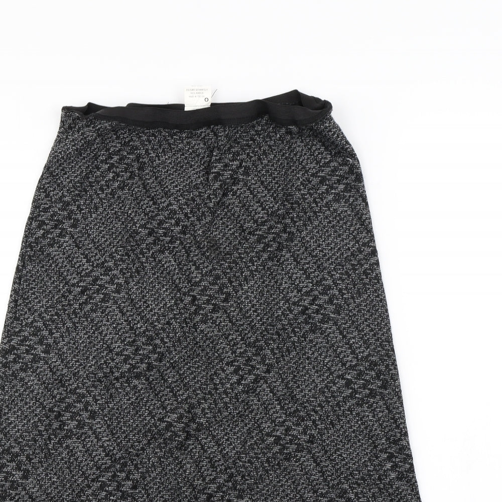 Preworn Womens Grey   Flare Skirt Size 12