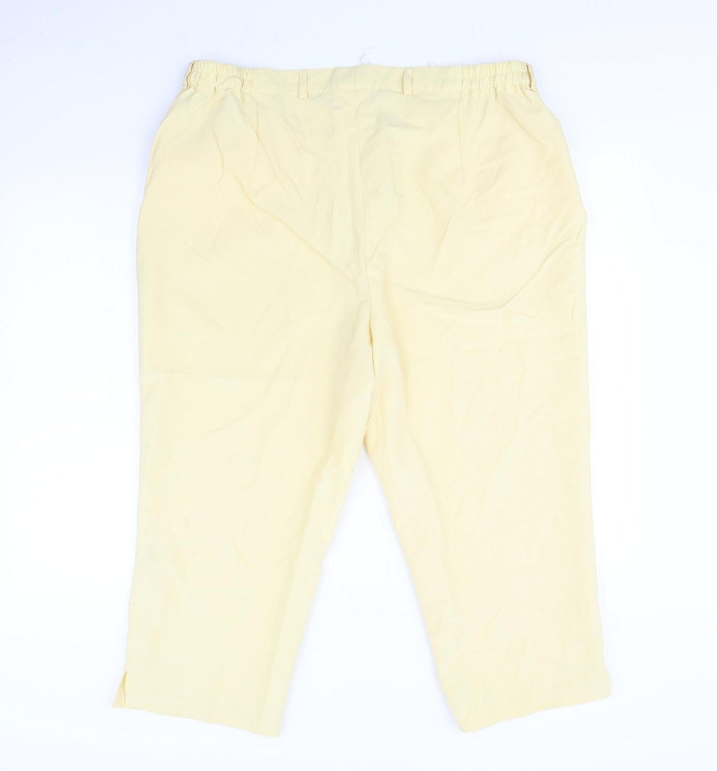 Preworn Womens Yellow   Trousers  Size 38 L21 in