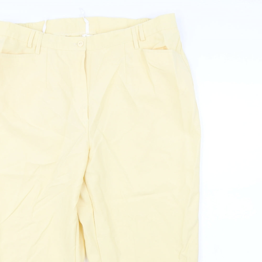 Preworn Womens Yellow   Trousers  Size 38 L21 in
