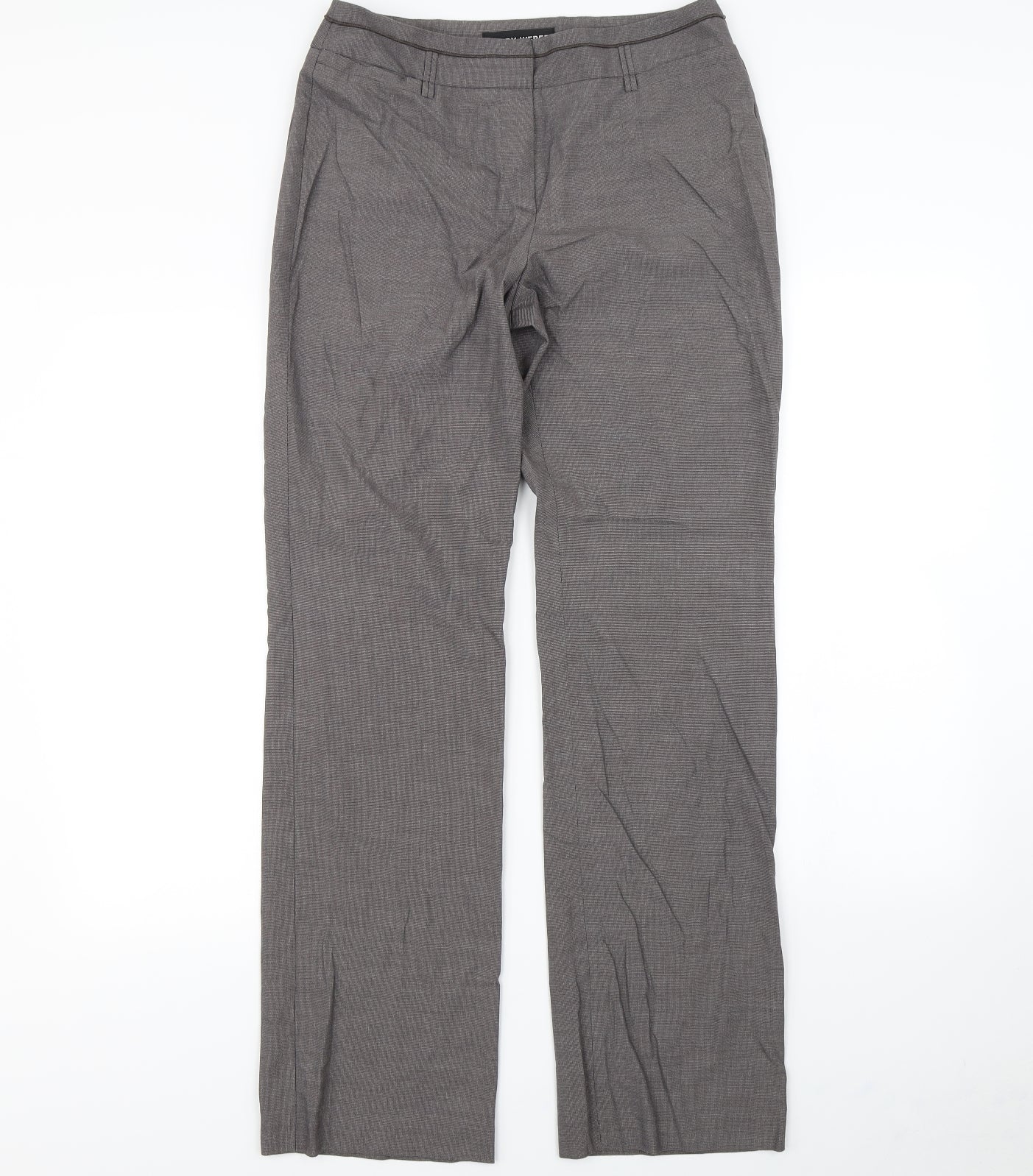 Preworn Womens Grey   Dress Pants Trousers Size 30 in L30 in