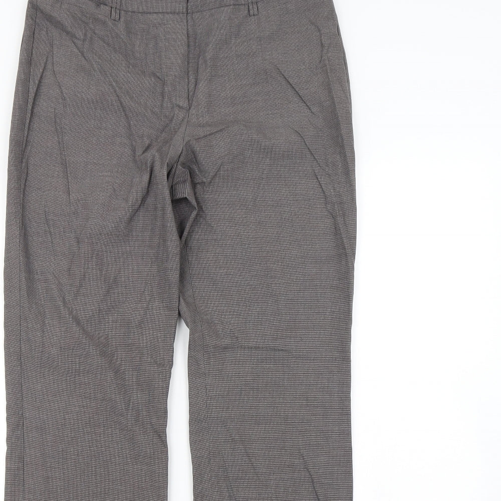 Preworn Womens Grey   Dress Pants Trousers Size 30 in L30 in