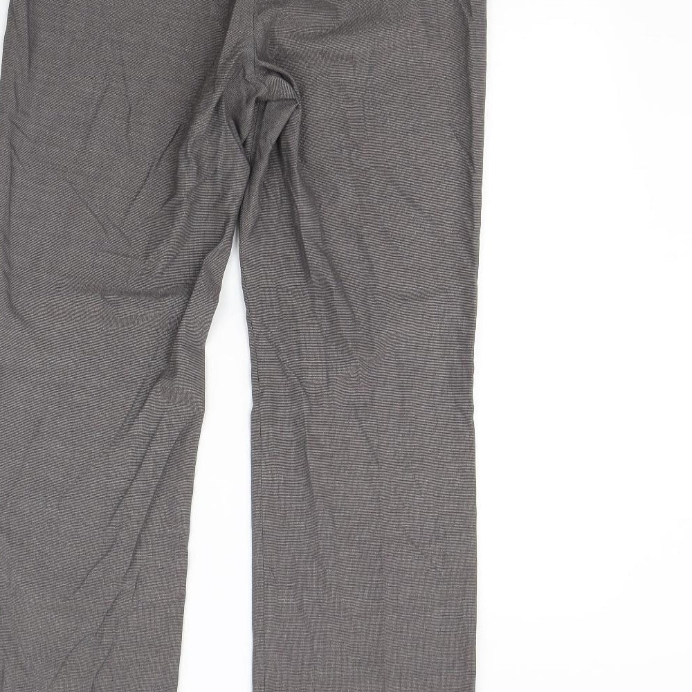 Preworn Womens Grey   Dress Pants Trousers Size 30 in L30 in