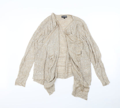 Casamia Womens Beige Cardigan Jumper Size L