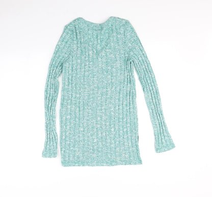 Topshop Womens Green   Pullover Jumper Size 8