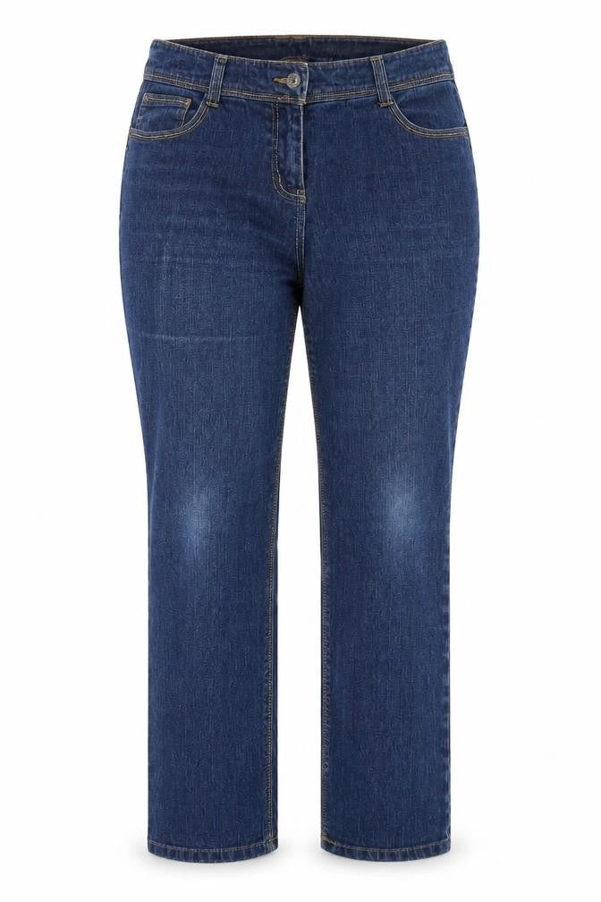 Elite Womens Blue  Denim Straight Jeans Size 14 L27 in