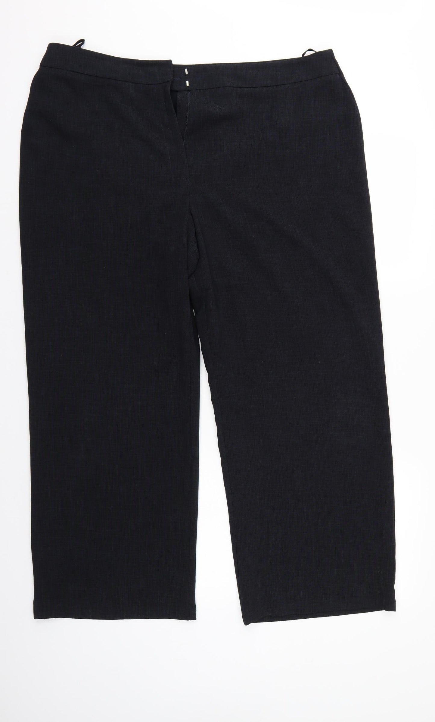 Marks and Spencer Womens Black   Trousers  Size 20 L26 in