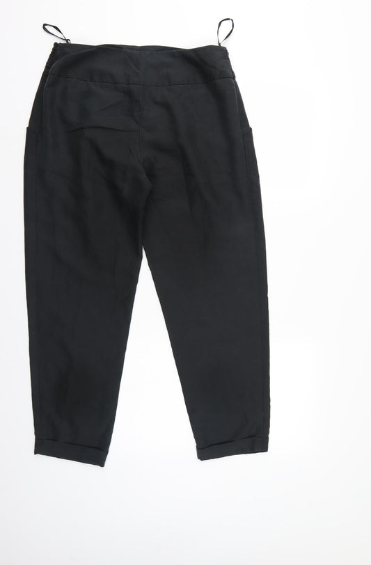 Dorothy Perkins Womens Black   Trousers  Size 10 L25 in