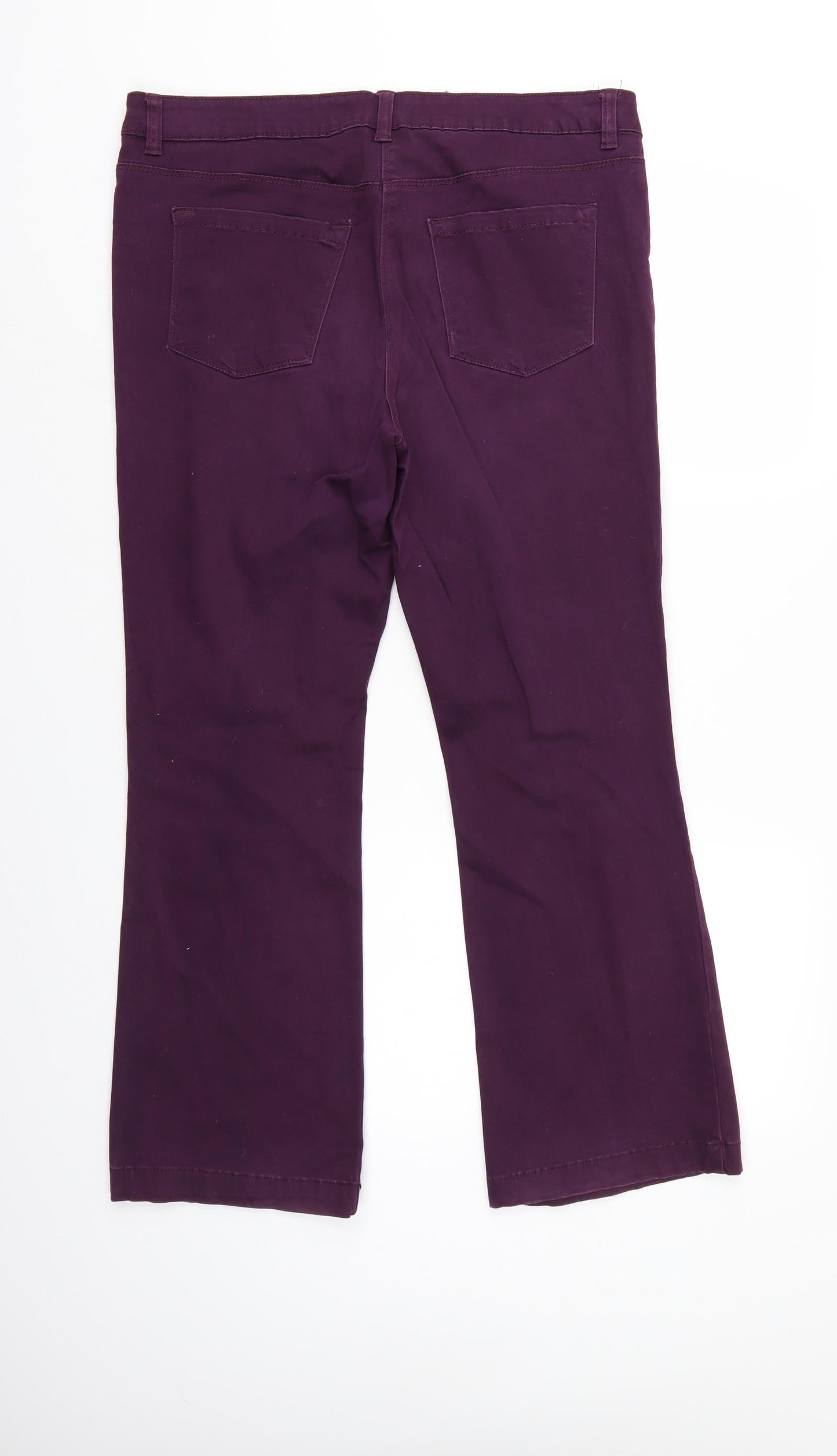 TU Womens Purple  Denim Bootcut Jeans Size 4 L27 in