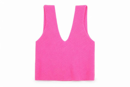 Bershka Womens Pink   Cropped Tank Size M