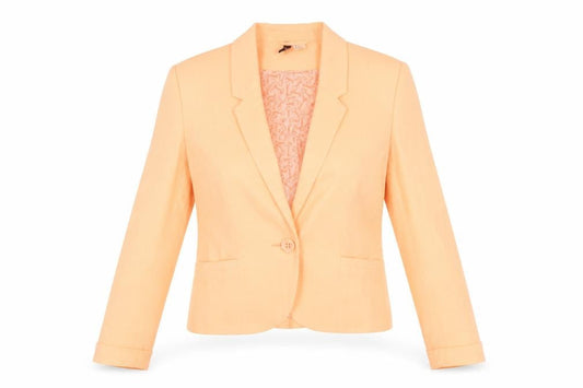 H&M Womens Orange   Jacket Suit Jacket Size 10  - neon