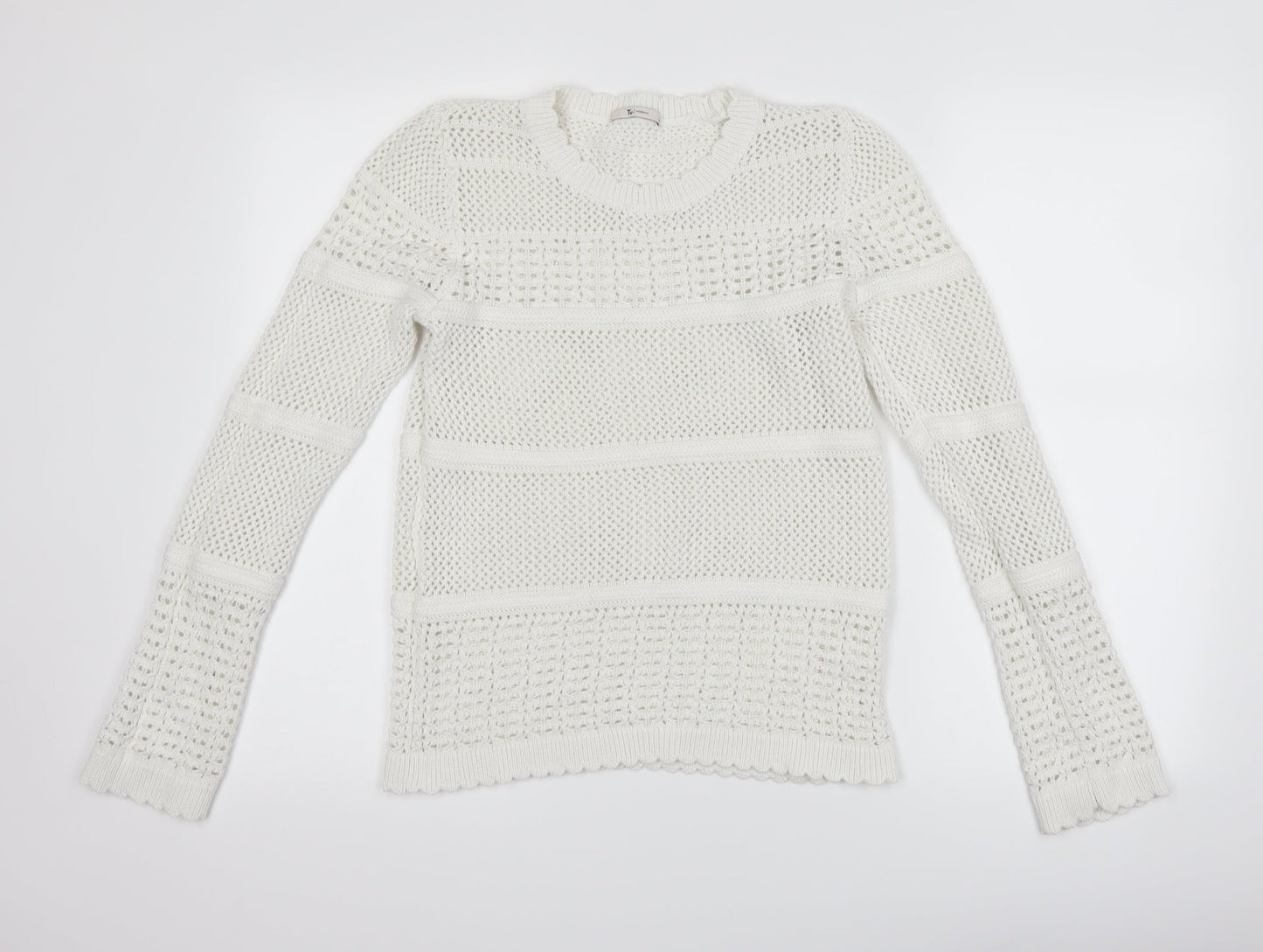 TU Womens White   Pullover Jumper Size 14