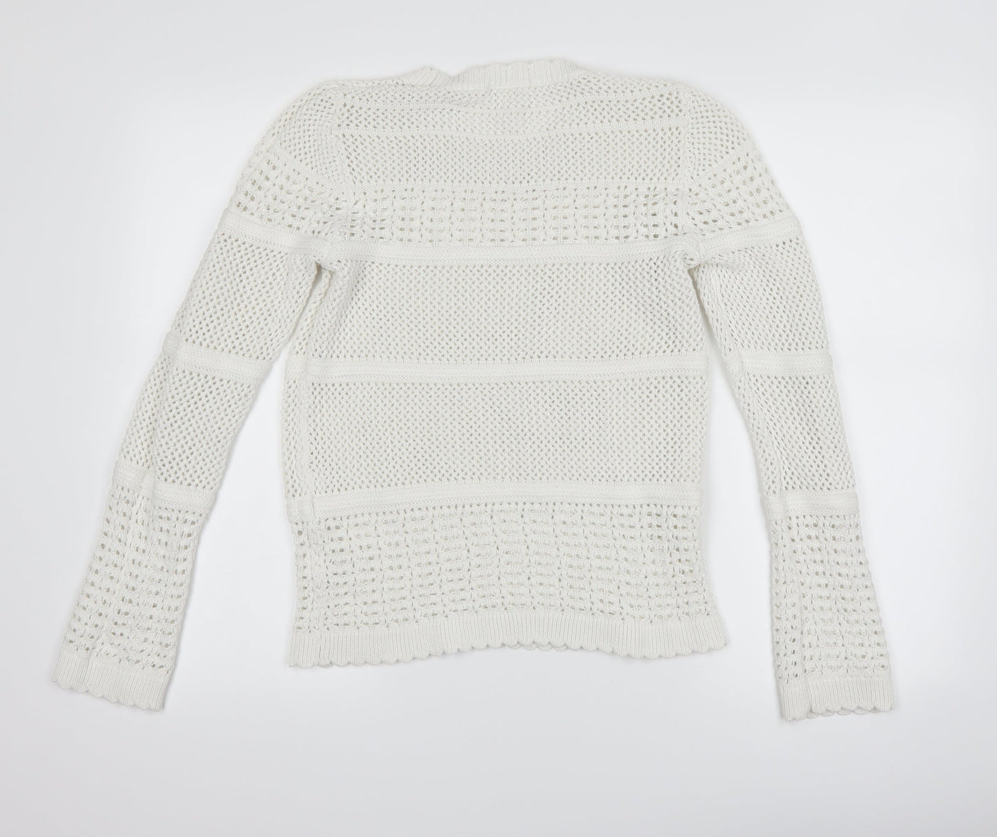 TU Womens White   Pullover Jumper Size 14
