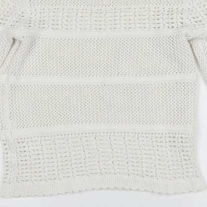 Preloved TU Womens White   Pullover Jumper Size 14 - Label