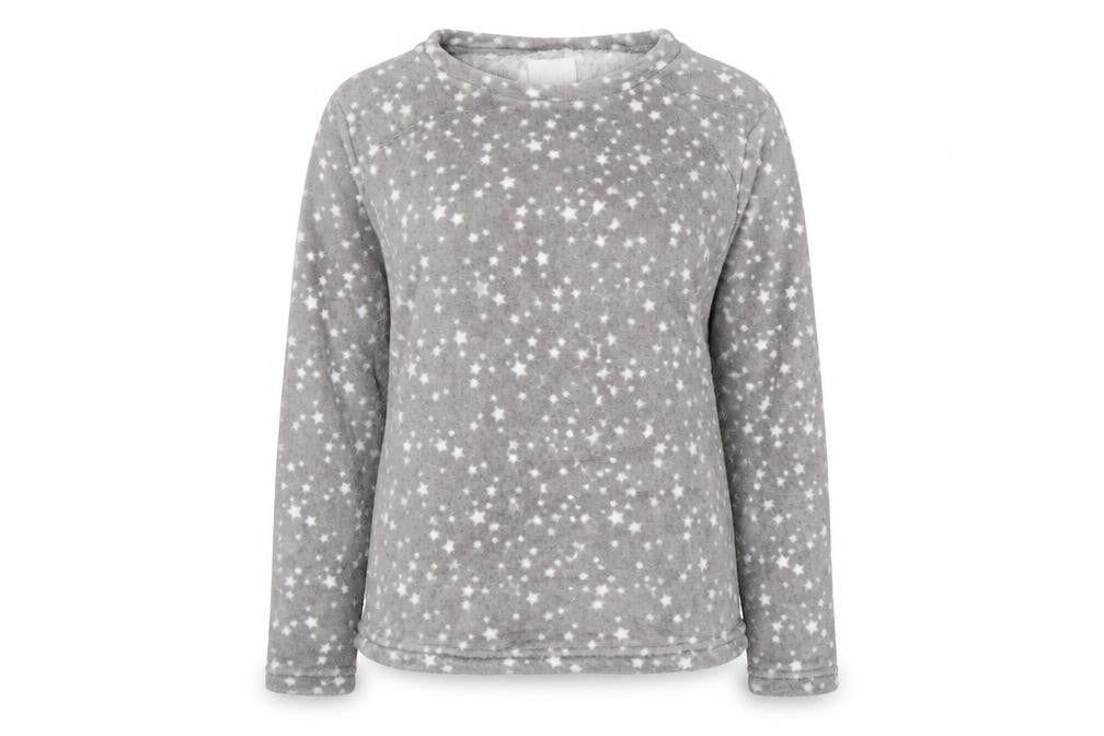 Next Womens Grey Solid  Top Pyjama Top Size M