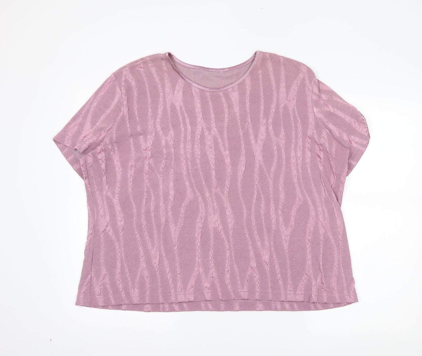 Bonmarché Womens Pink   Basic Blouse Size XL