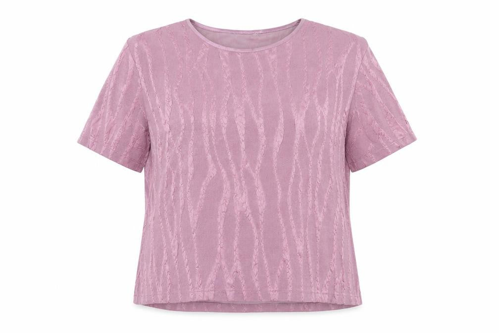 Bonmarché Womens Pink Basic Blouse Size XL