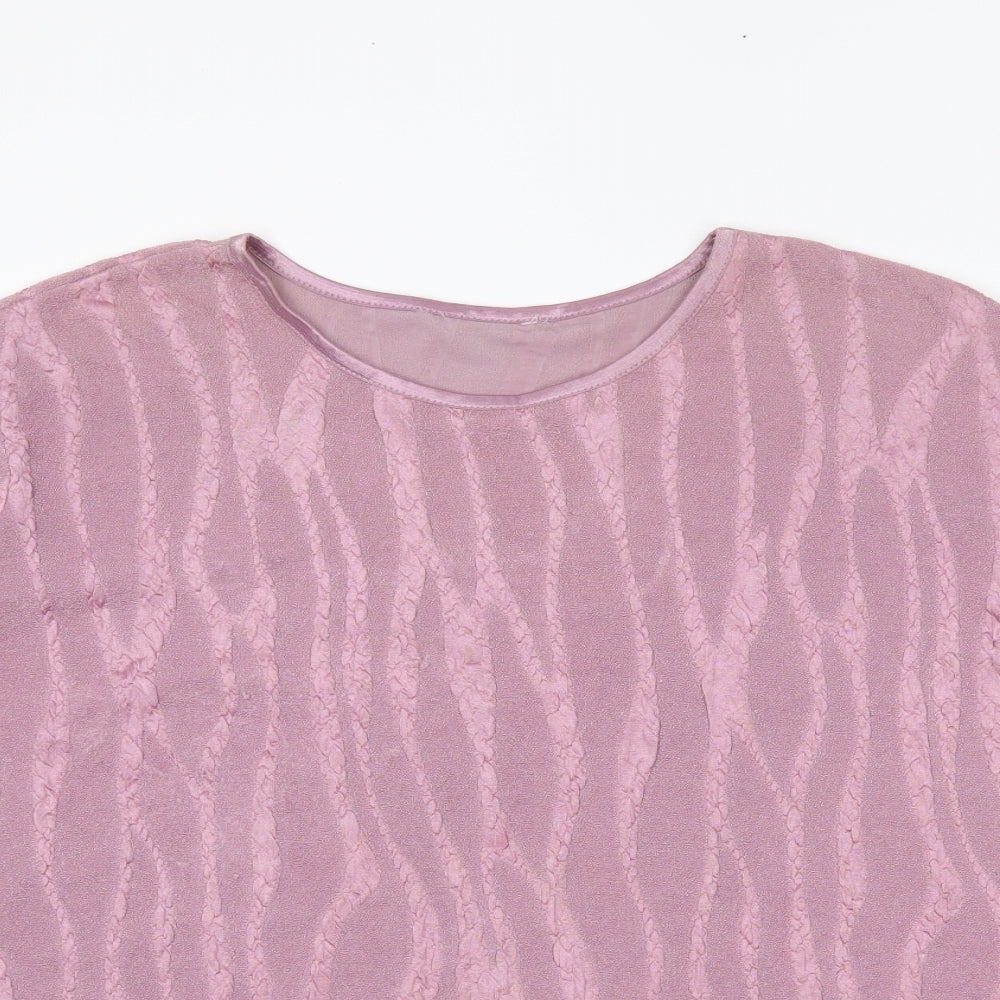 Bonmarché Womens Pink   Basic Blouse Size XL