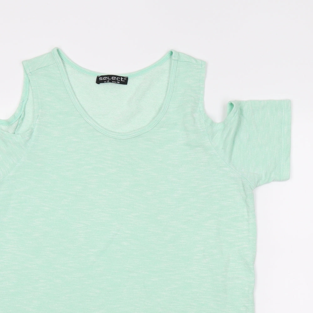 Select Womens Green   Tunic Blouse Size 10