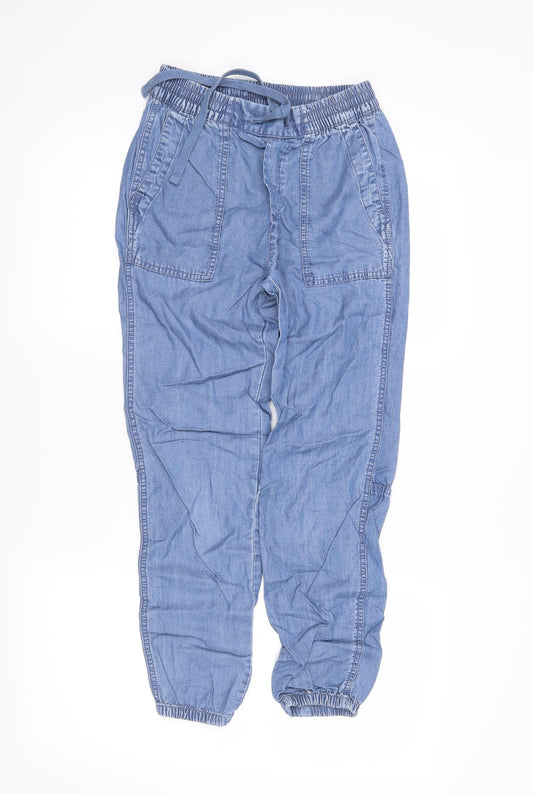 Gap Womens Blue   Chino Trousers Size 3XS L26 in