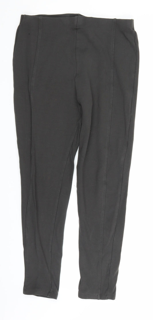 Marks and Spencer Womens Grey   Trousers  Size 14 L26 in
