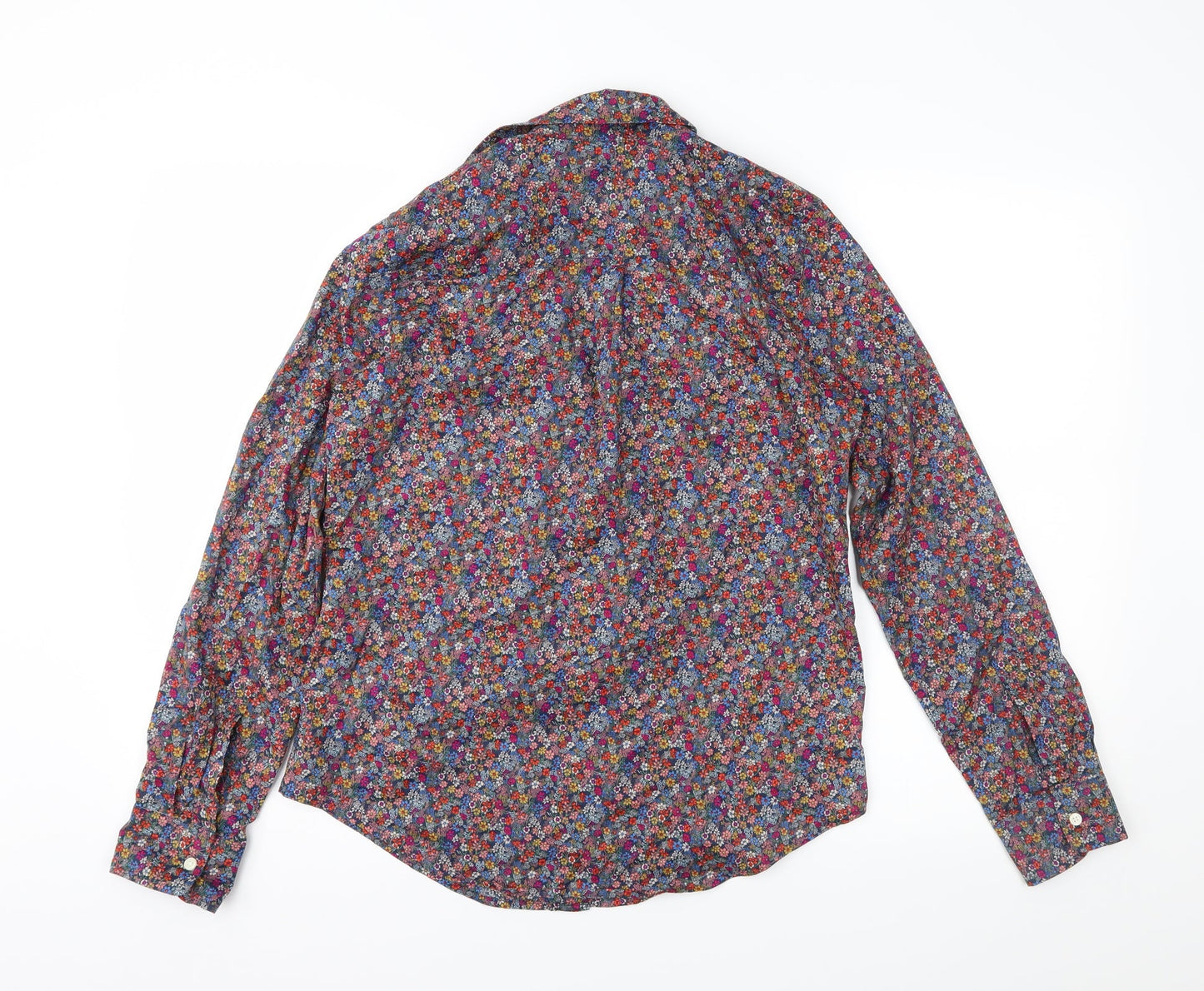 Gap Womens Multicoloured Floral  Basic Button-Up Size XS