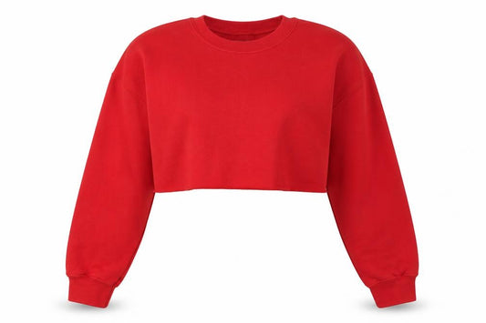 PRETTYLITTLETHING Womens Red   Pullover Sweatshirt Size M