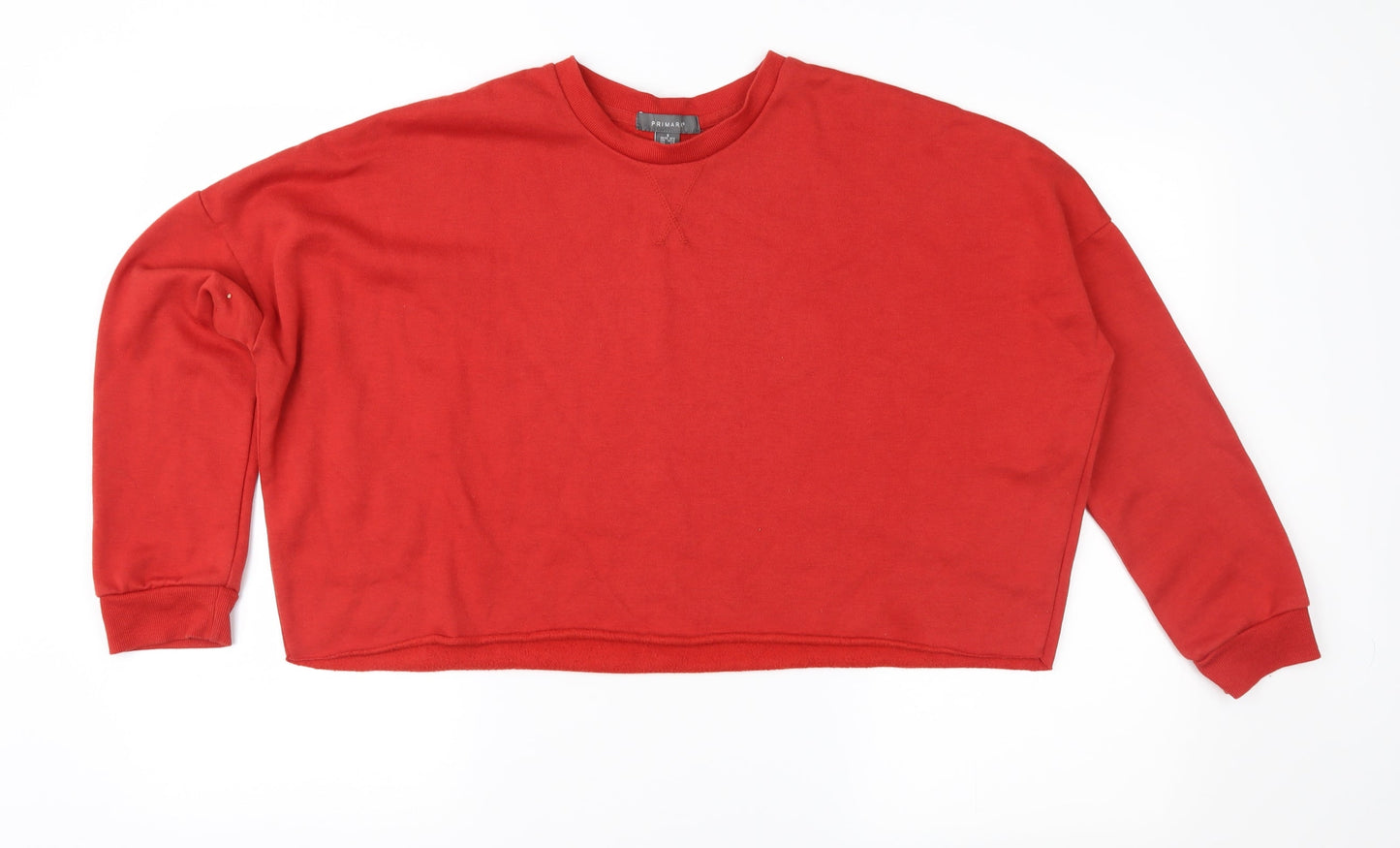 Primark Womens Red   Pullover Sweatshirt Size S  - Cropped