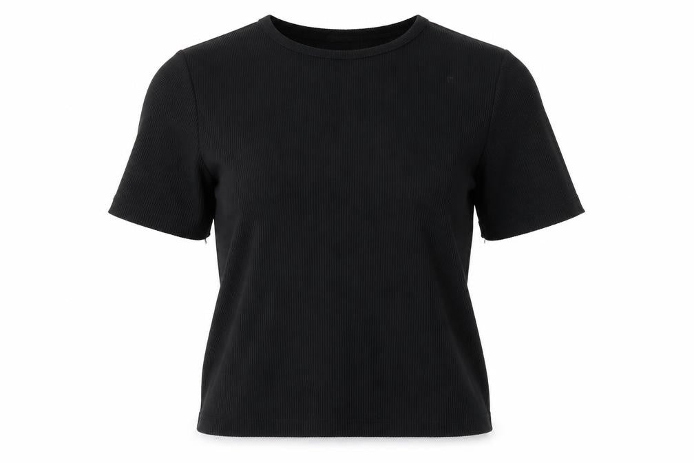 Boohoo Womens Black   Basic T-Shirt Size 4