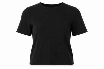 Boohoo Womens Black   Basic T-Shirt Size 4