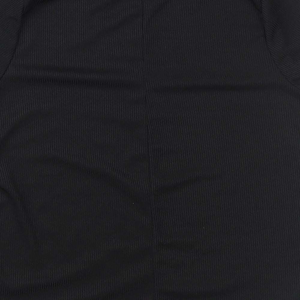 Boohoo Womens Black   Basic T-Shirt Size 4