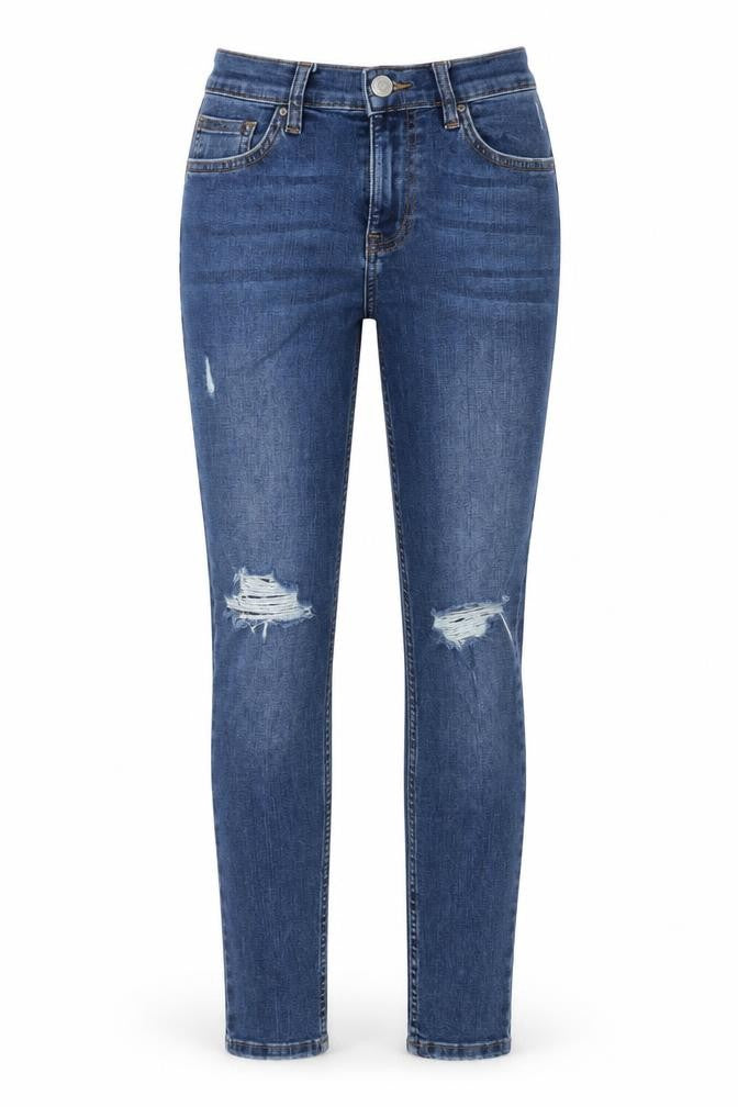 Topshop Womens Blue  Denim Skinny Jeans Size 26 in L30 in