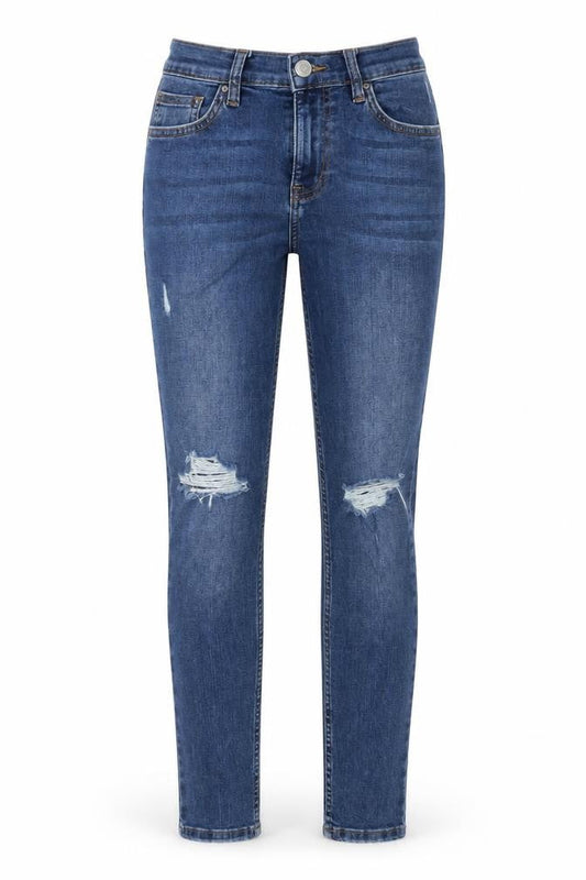Topshop Womens Blue  Denim Skinny Jeans Size 26 in L30 in