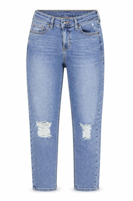 Topshop Womens Blue  Denim Cropped Jeans Size 26 in L23 in