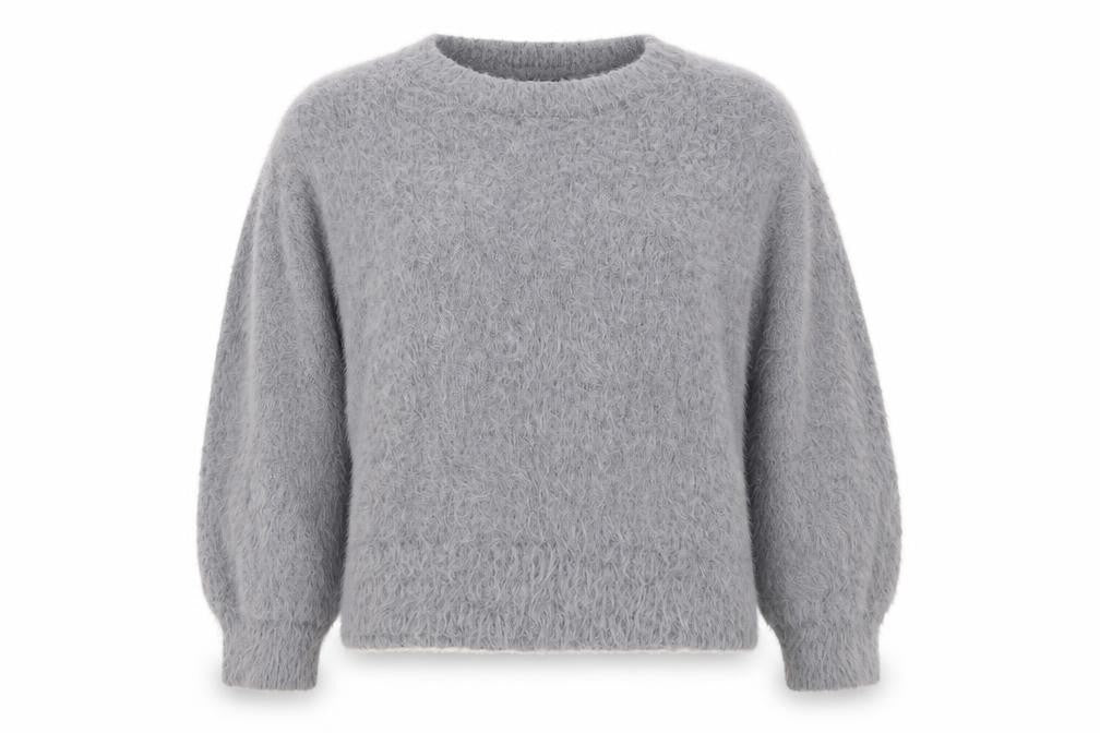 New Look Womens Grey  Knit Pullover Jumper Size L