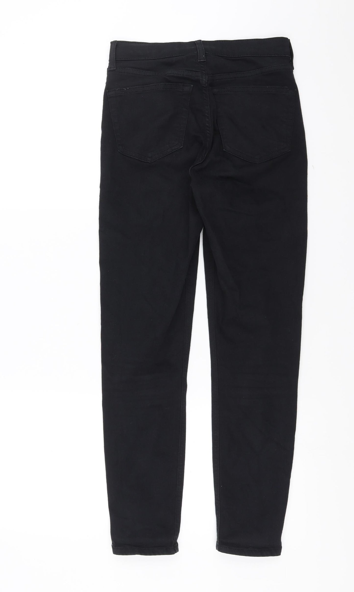 Topshop Womens Black  Denim Skinny Jeans Size 26 in L30 in