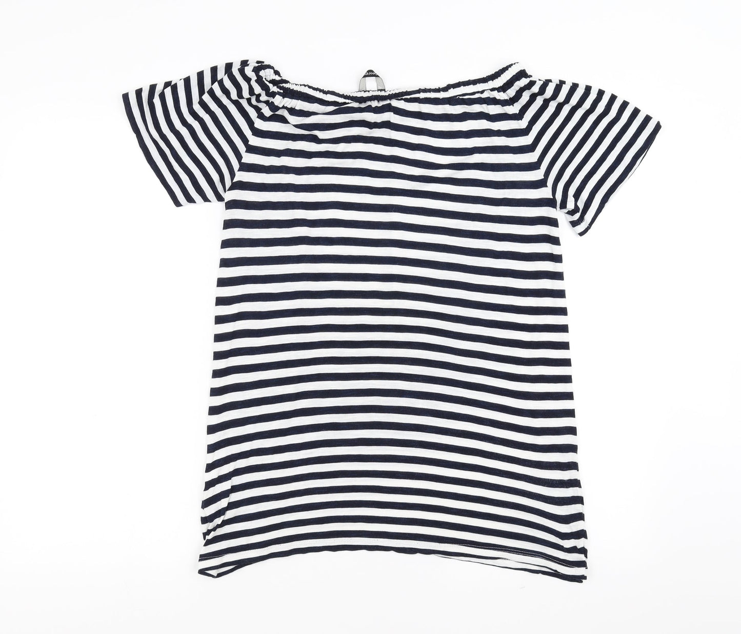 George Womens Blue Striped  Basic Blouse Size 12
