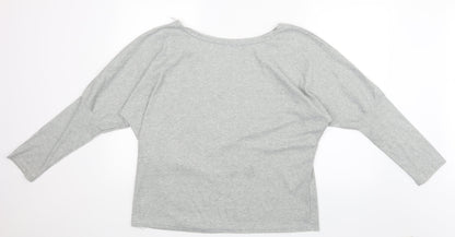 Preloved Preworn Womens Grey   Basic T-Shirt Size 4XL - Front