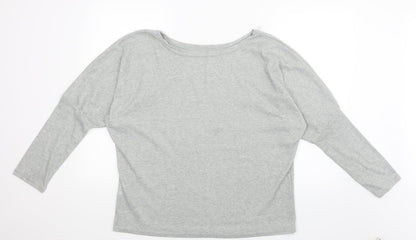 Preloved Preworn Womens Grey   Basic T-Shirt Size 4XL - Back