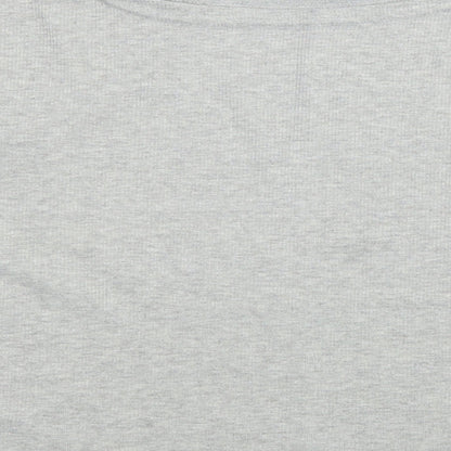 Preloved Preworn Womens Grey   Basic T-Shirt Size 4XL - Label
