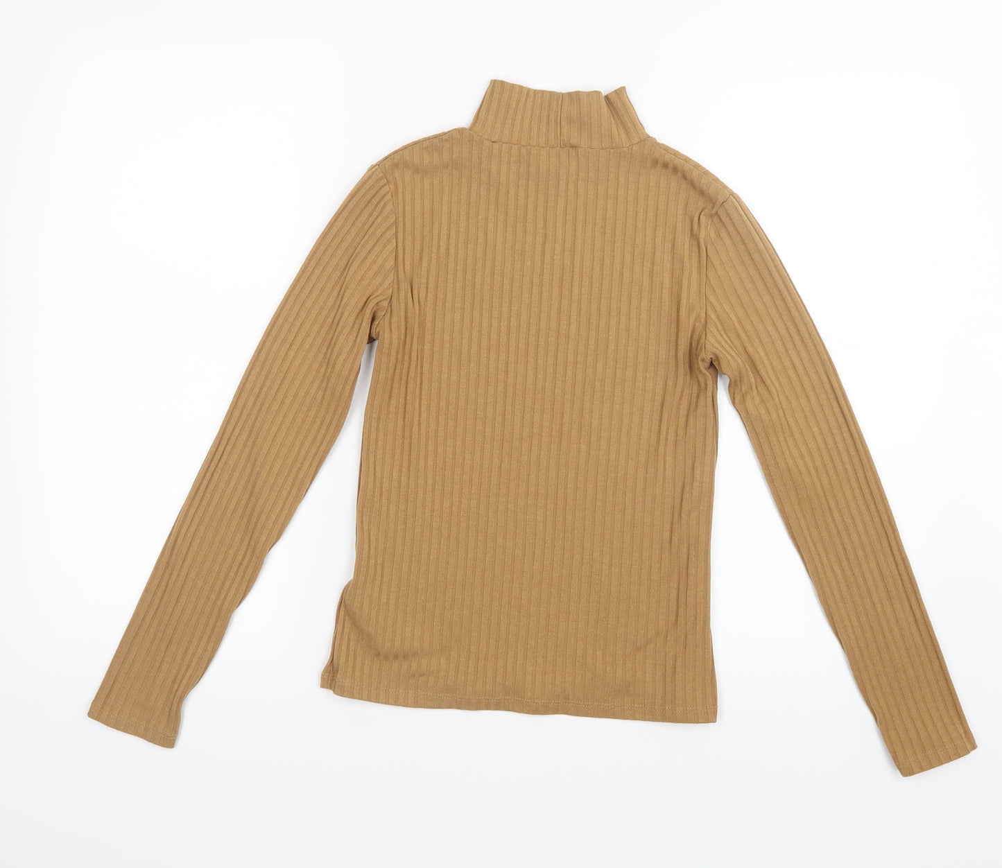 Topshop Womens Brown   Basic T-Shirt Size 10