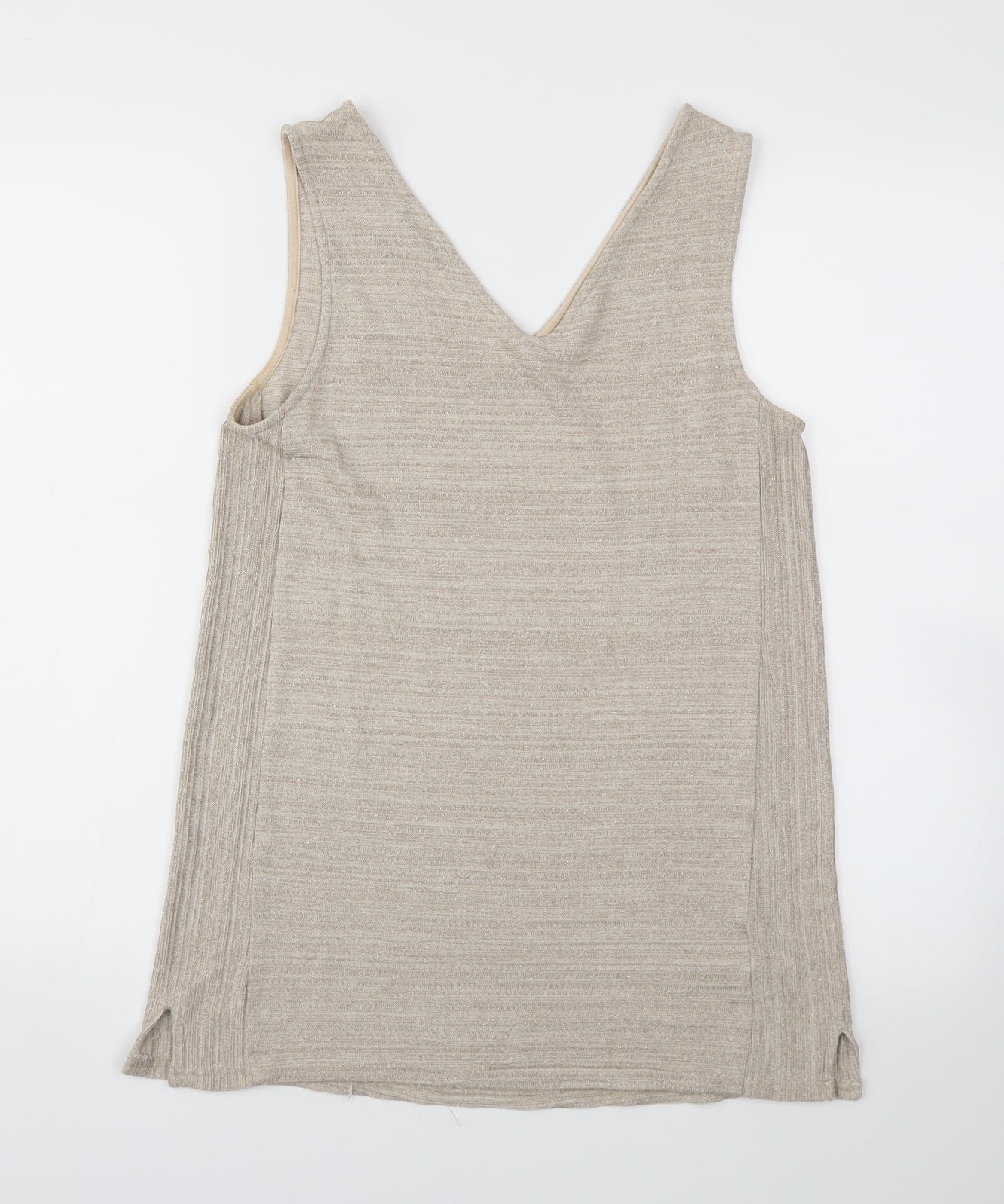 NEXT Womens Gold   Basic T-Shirt Size 10