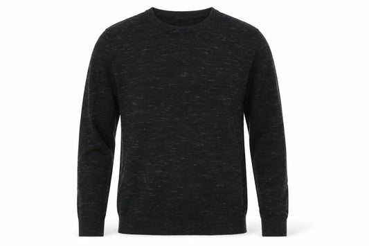 George Mens Black   Henley Sweatshirt Size S