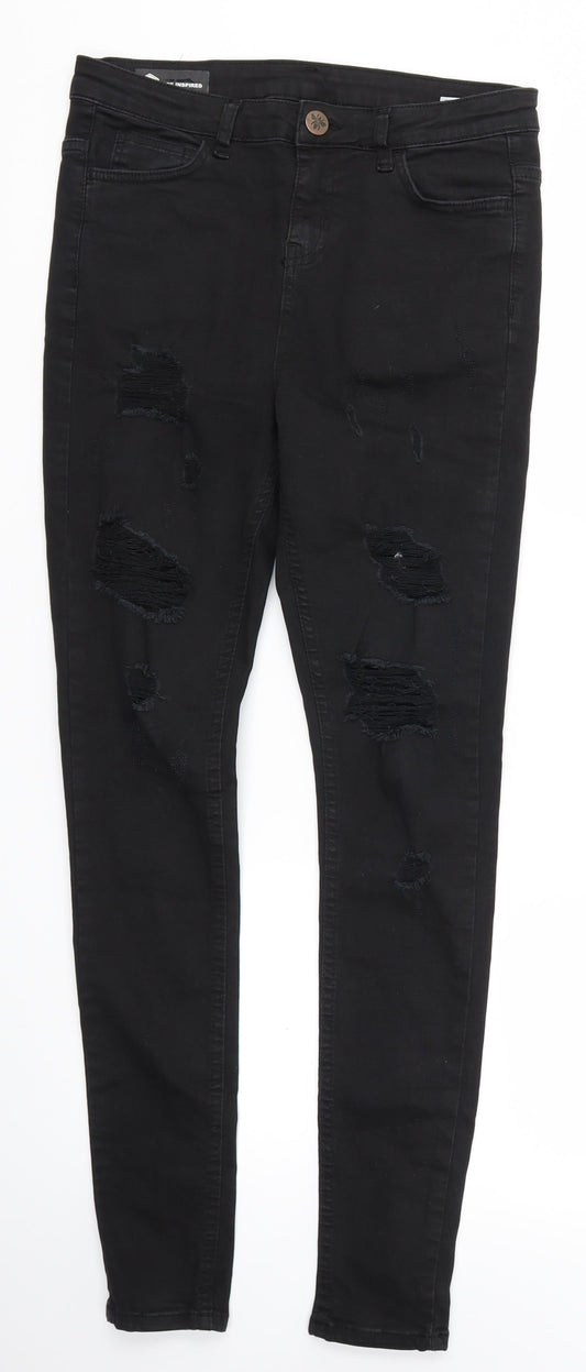 Bee Inspired Womens Black   Trousers  Size 28 L29 in